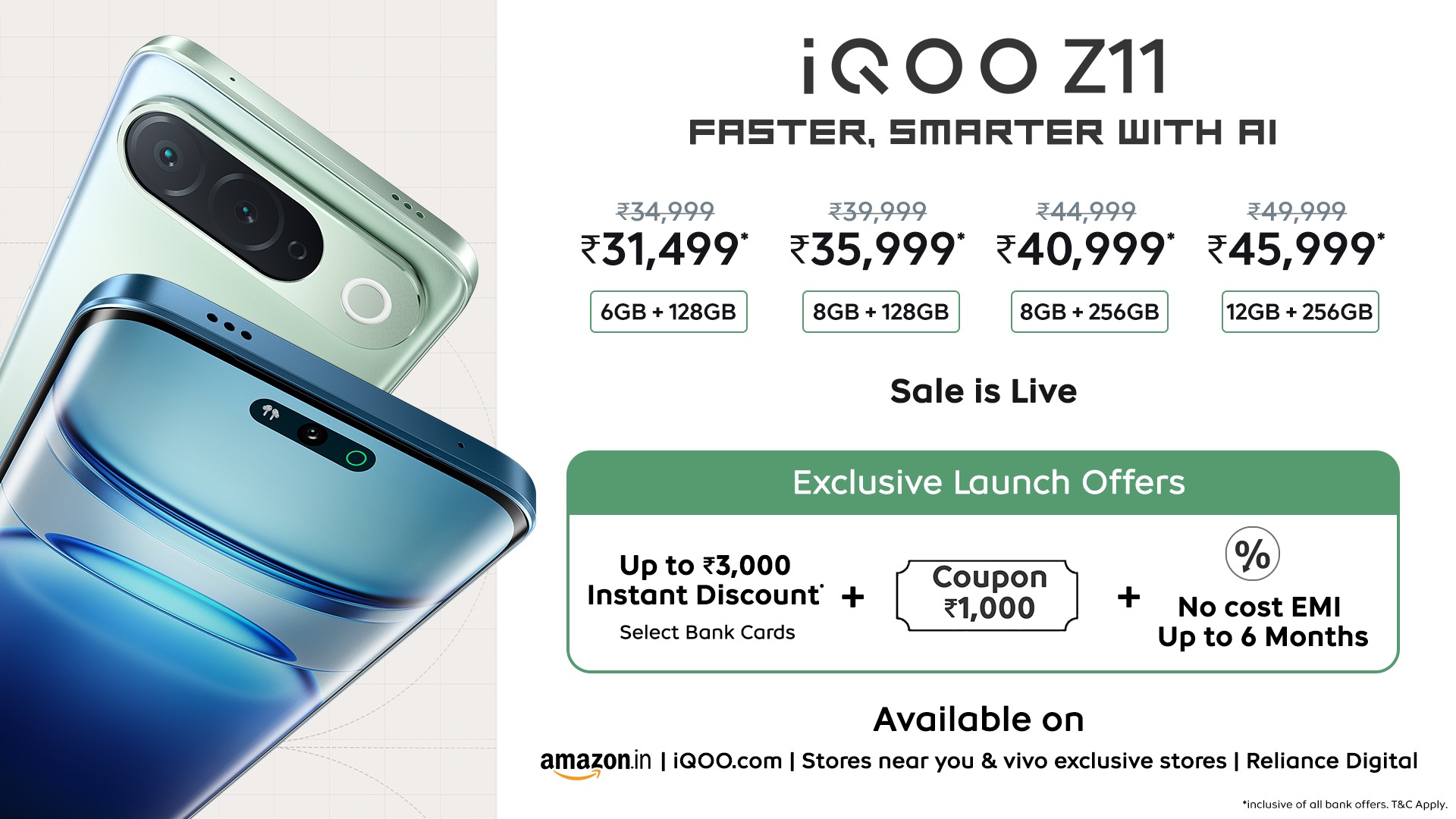 Смартфон iQOO Z11 поступил в открытую продажу картинка Смартфон iQOO Z11 вышел в открытую продажу | DGL.RU
