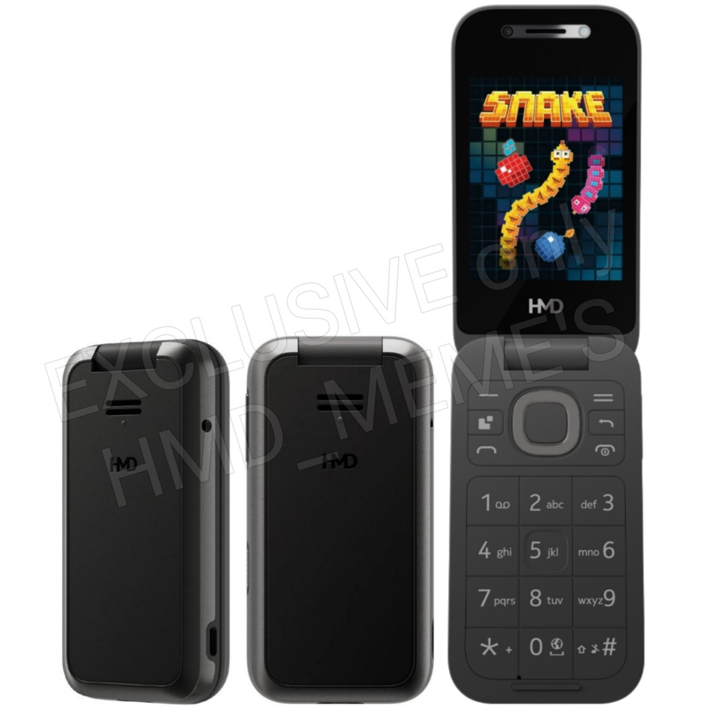 В сеть попали характеристики кнопочного телефона HMD 2760 Flip картинка Раскладушка HMD 2760 Flip получит Android 13 Go | DGL.RU