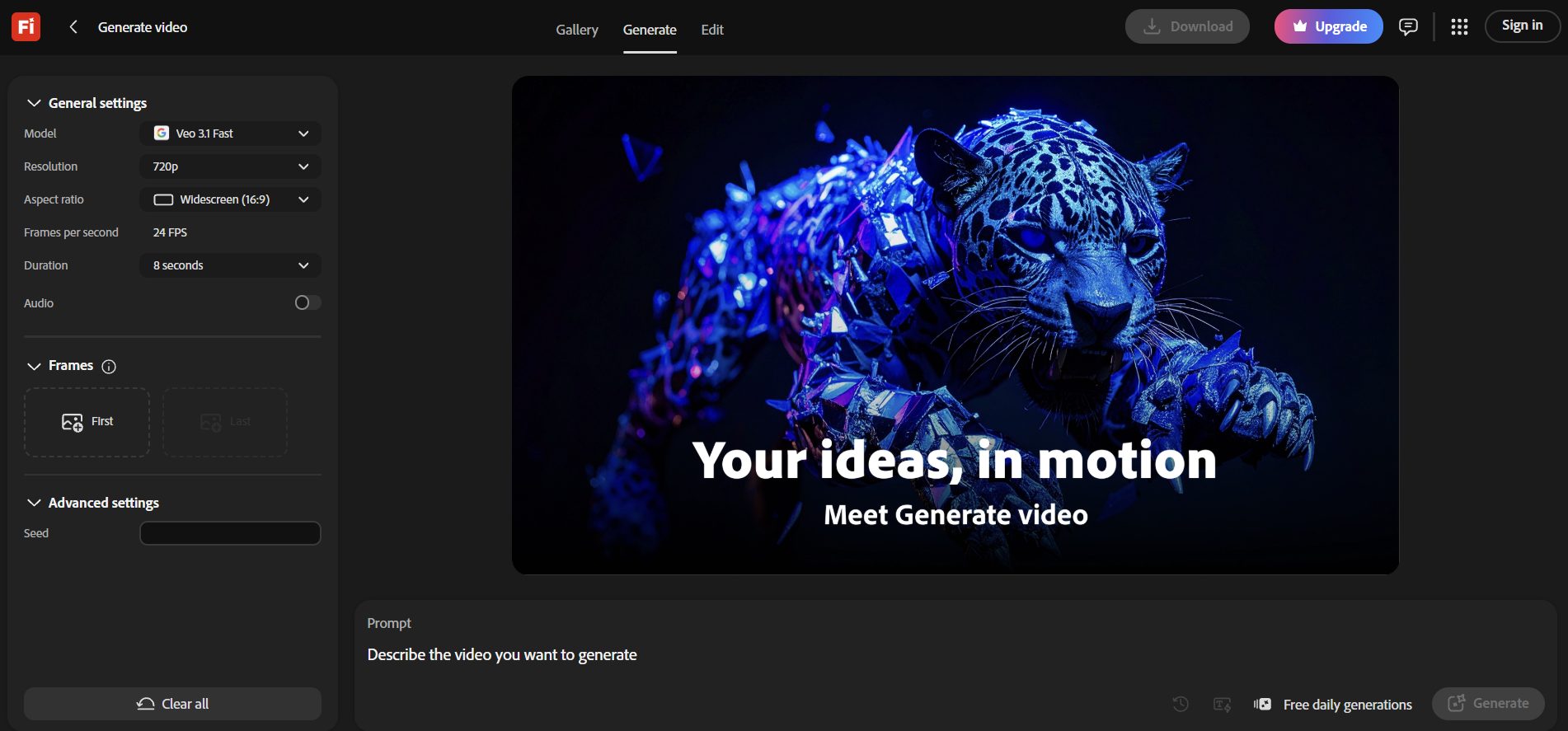 Обзор видеоредактора Adobe Firefly AI картинка Видеоредактор Adobe Firefly: стоит ли покупать | DGL.RU