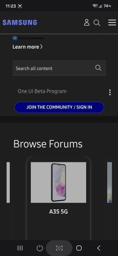 Приближается выпуск бета-версии One UI 9 для Samsung Galaxy A35