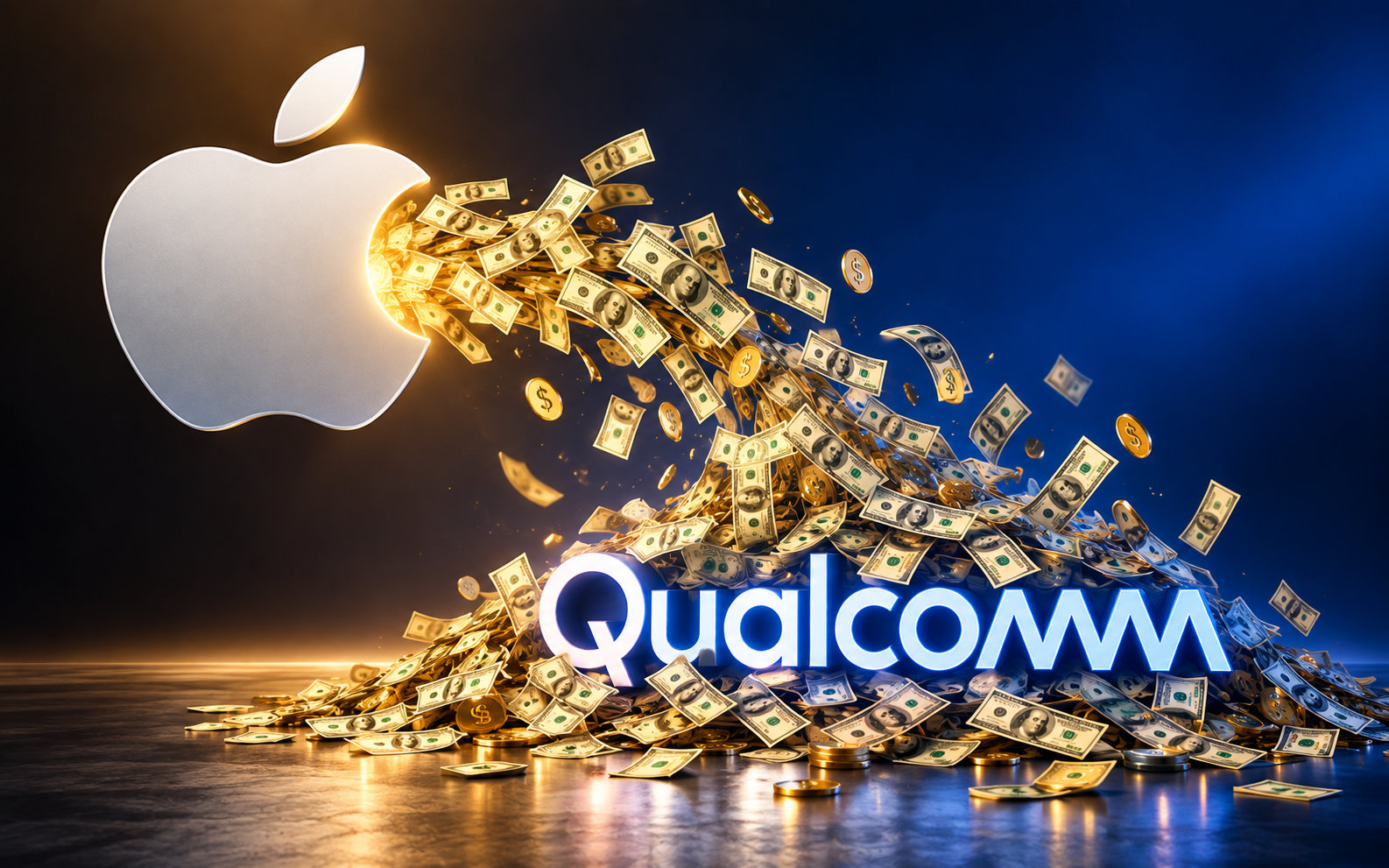 Apple продлила глобальное патентное соглашение с Qualcomm картинка Apple продлила патентный договор с Qualcomm | DGL.RU