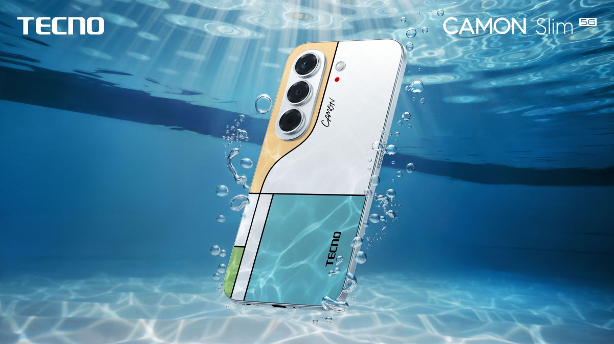 Компания Tecno представила Camon Slim 5G с множеством уникальных элементов отделки задней панели