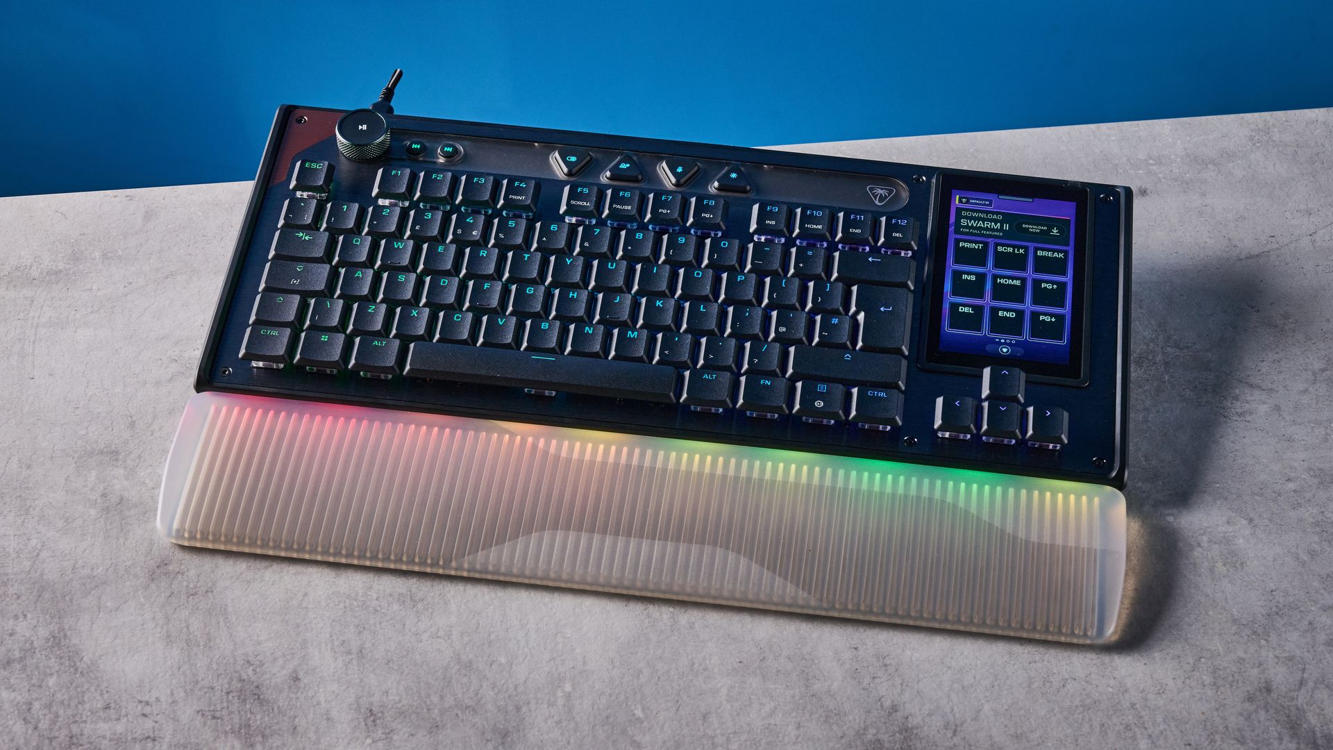 Обзор Turtle Beach KB7 TKL — 8000 Гц и огромный сенсорный экран