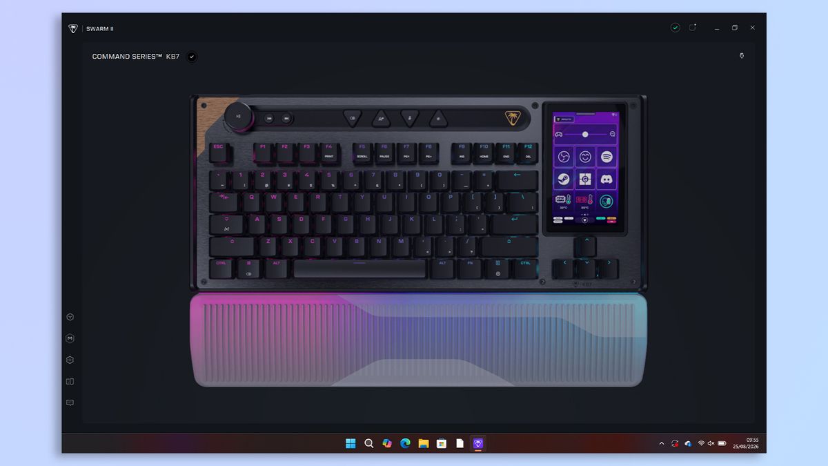 Обзор Turtle Beach KB7 TKL - 8000 Гц и огромный сенсорный экран картинка Игровая клавиатура Turtle Beach KB7 TKL — тест | DGL.RU