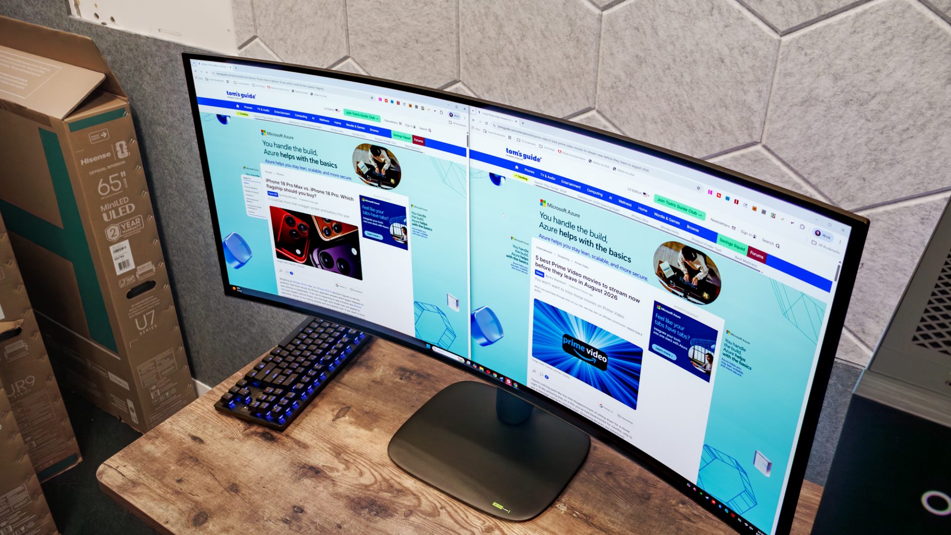 Игровой OLED-монитор Alienware AW3926QW: 39 дюймов и разрешение 5K картинка Игровой OLED-монитор Alienware AW3926QW: 39 дюймов и разрешение 5K фото