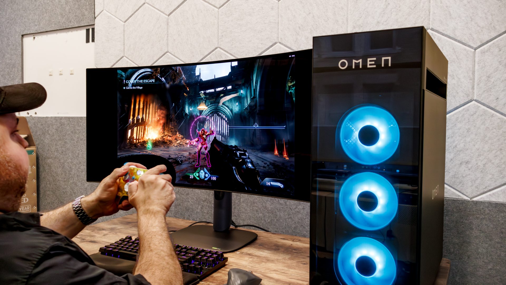 Игровой OLED-монитор Alienware AW3926QW: 39 дюймов и разрешение 5K картинка Обзор 5K-монитора Alienware AW3926QW: тесты | DGL.RU