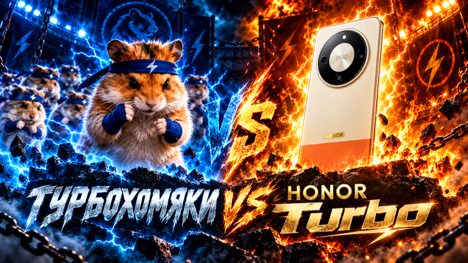 Инженеры сравнили скорость обратной зарядки смартфона Honor Turbo с выработкой энергии от беговых колес с хомяками