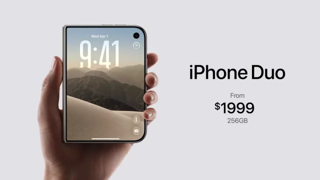 Новый iPhone Duo — самый странный iPhone в истории: наконец-то он складной!