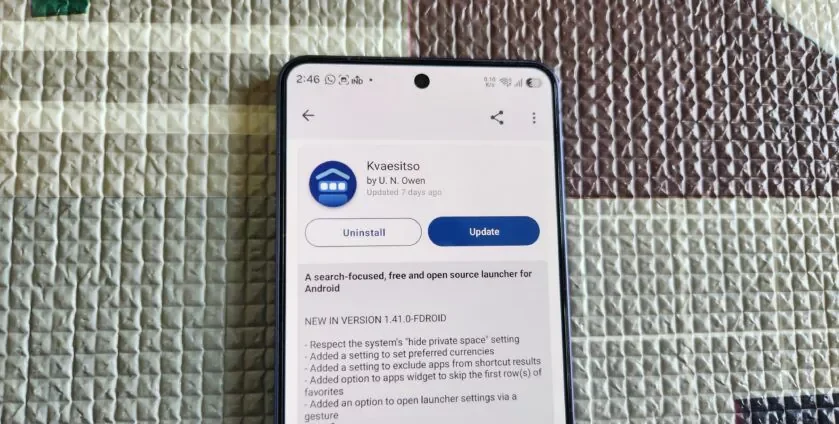 Как скачать и установить Kvaesitso на Android