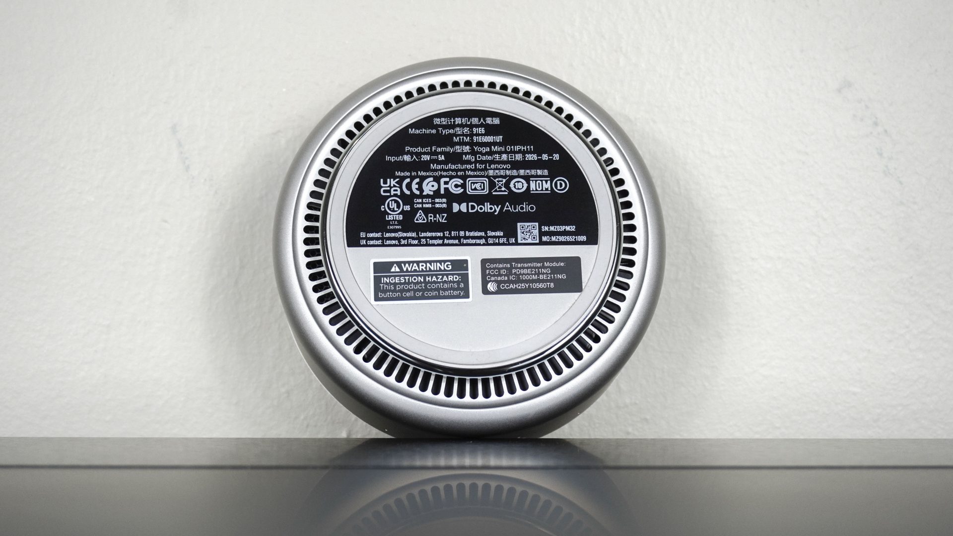 Обзор Lenovo Yoga Mini - альтернатива Mac mini на Windows картинка Мини-ПК Lenovo Yoga Mini: тест круглого ПК | DGL.RU