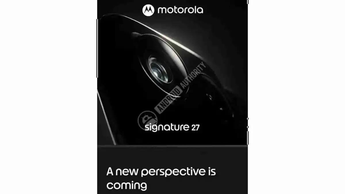 Motorola случайно раскрыла ультратонкий смартфон Signature 27 с перископической камерой картинка Смартфон Motorola Signature 27: перископ и 7 мм | DGL.RU