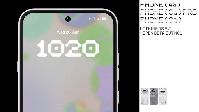 Открытая бета-версия Nothing OS 5.0 на базе Android 17 стала доступна для Nothing Phone (4a) и серии Phone (3a) (1) Бета-версия Nothing OS 5.0 вышла для Phone (4a) | DGL.RU