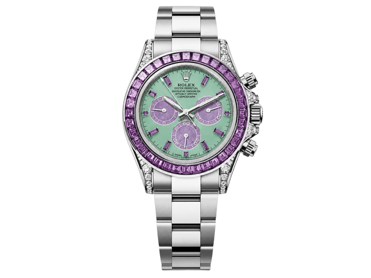 Rolex выставляет на аукцион четыре Dayton в единственном экземпляре, украшенных драгоценными камнями картинка Rolex выставляет на аукцион четыре Dayton в единственном экземпляре, украшенных драгоценными камнями