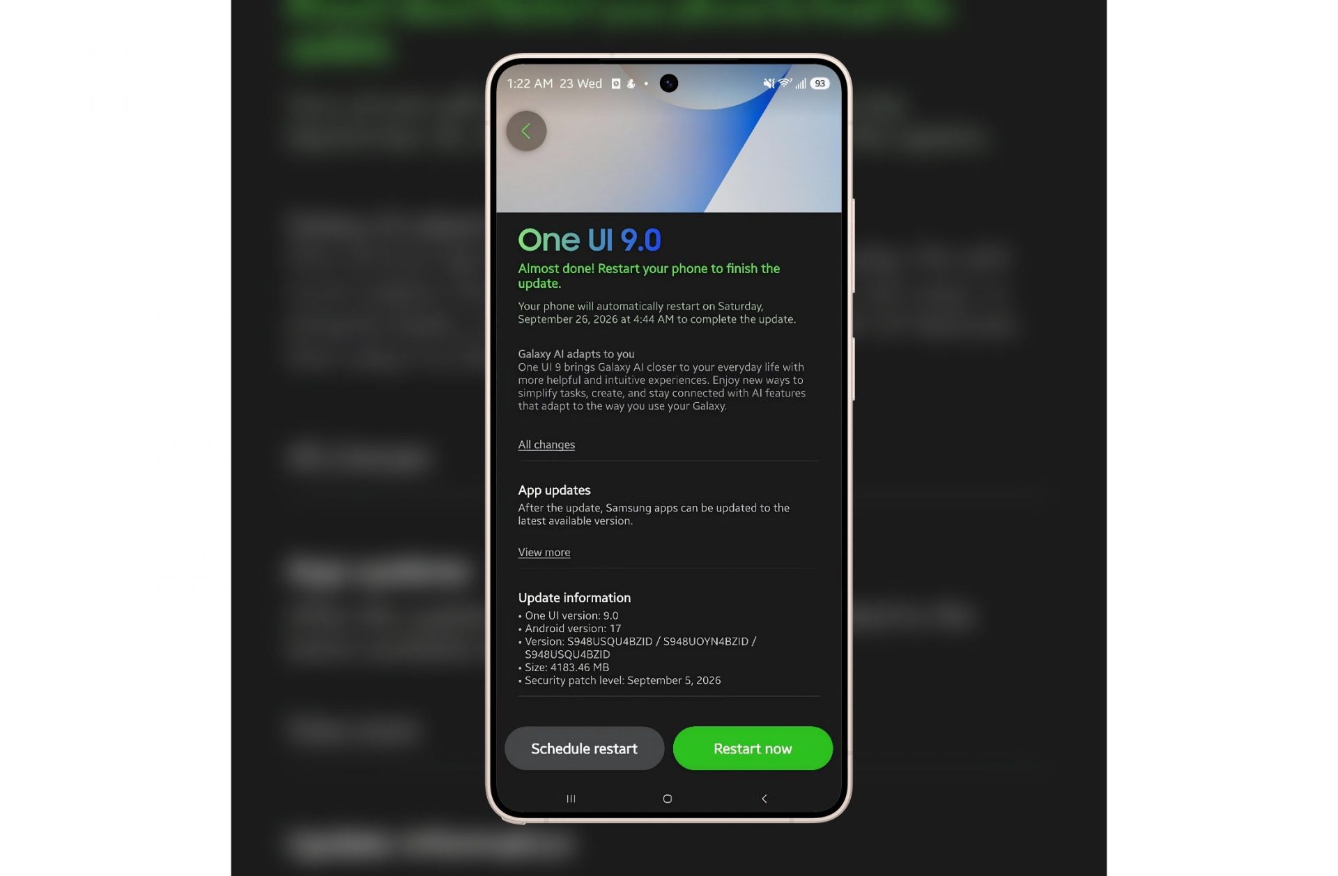 Samsung Galaxy S26 получил апдейт One UI 9 | DGL.RU