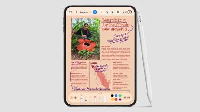 Складной iPhone Duo получил поддержку Apple Pencil как Apple пересматривает принципы Стива Джобса (2) Поддержка Apple Pencil в складном iPhone Duo | DGL.RU
