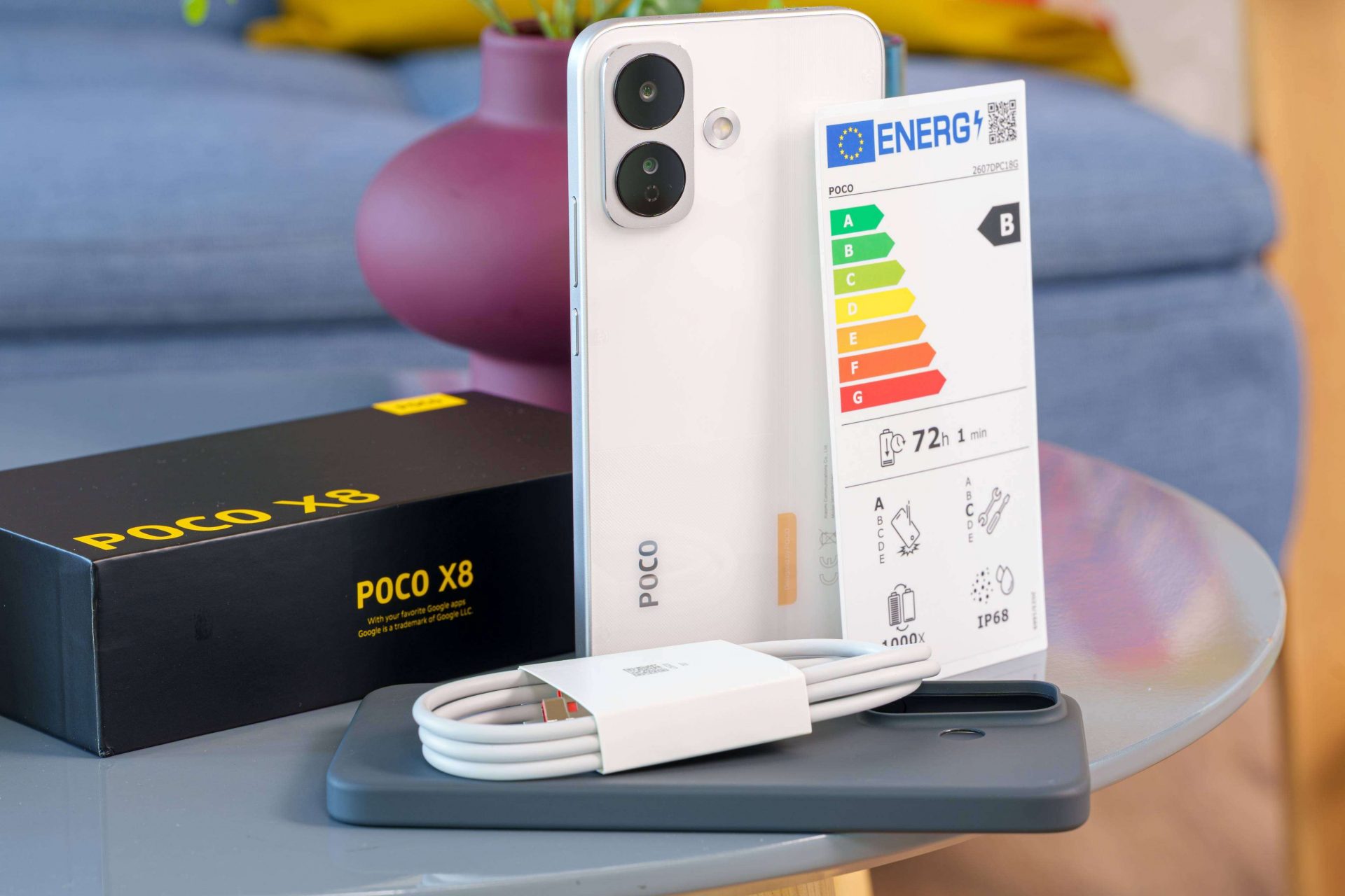 Xiaomi представила смартфон Poco X8 с аккумулятором емкостью более 8000 мАч картинка Смартфон Xiaomi Poco X8: батарея 8340 мАч | DGL.RU
