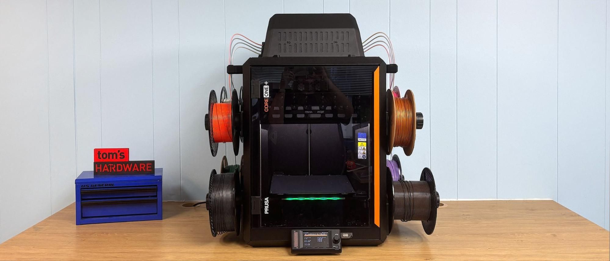 3D-принтер Prusa CORE One+ INDX: система быстрой смены инструментов картинка Prusa CORE One+ INDX: характеристики и тесты | DGL.RU
