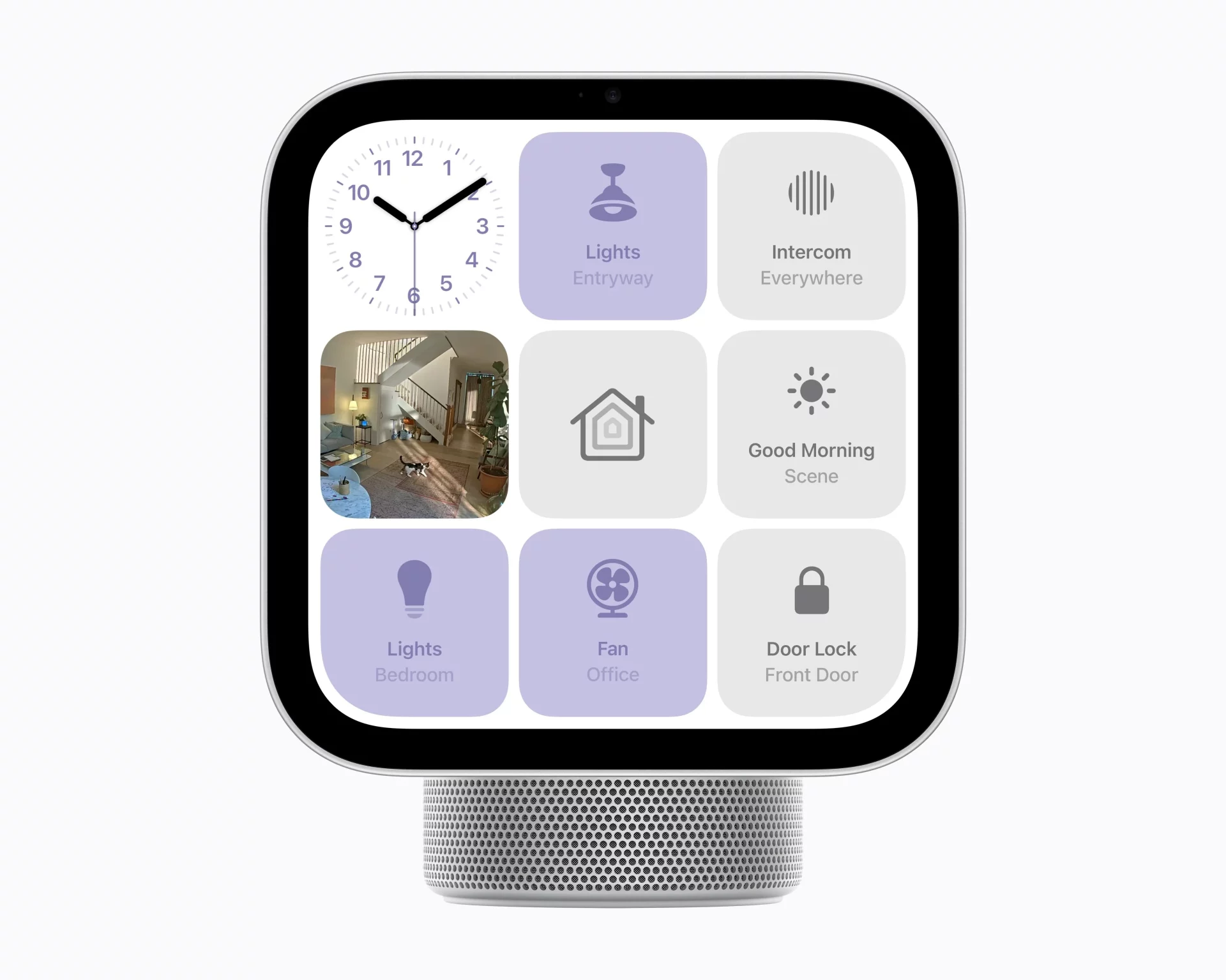 Apple представила умный дисплей HomeView с чипом A18 и распознаванием лиц картинка Умный дисплей Apple HomeView на базе чипа A18 | DGL.RU
