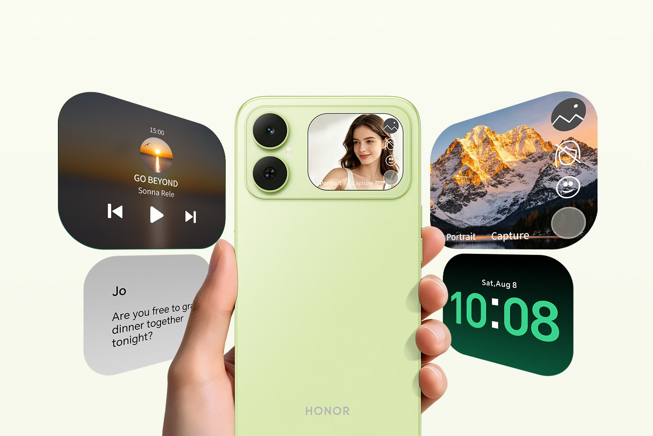 Бюджетный смартфон Honor Play20C получил дополнительный дисплей на задней панели