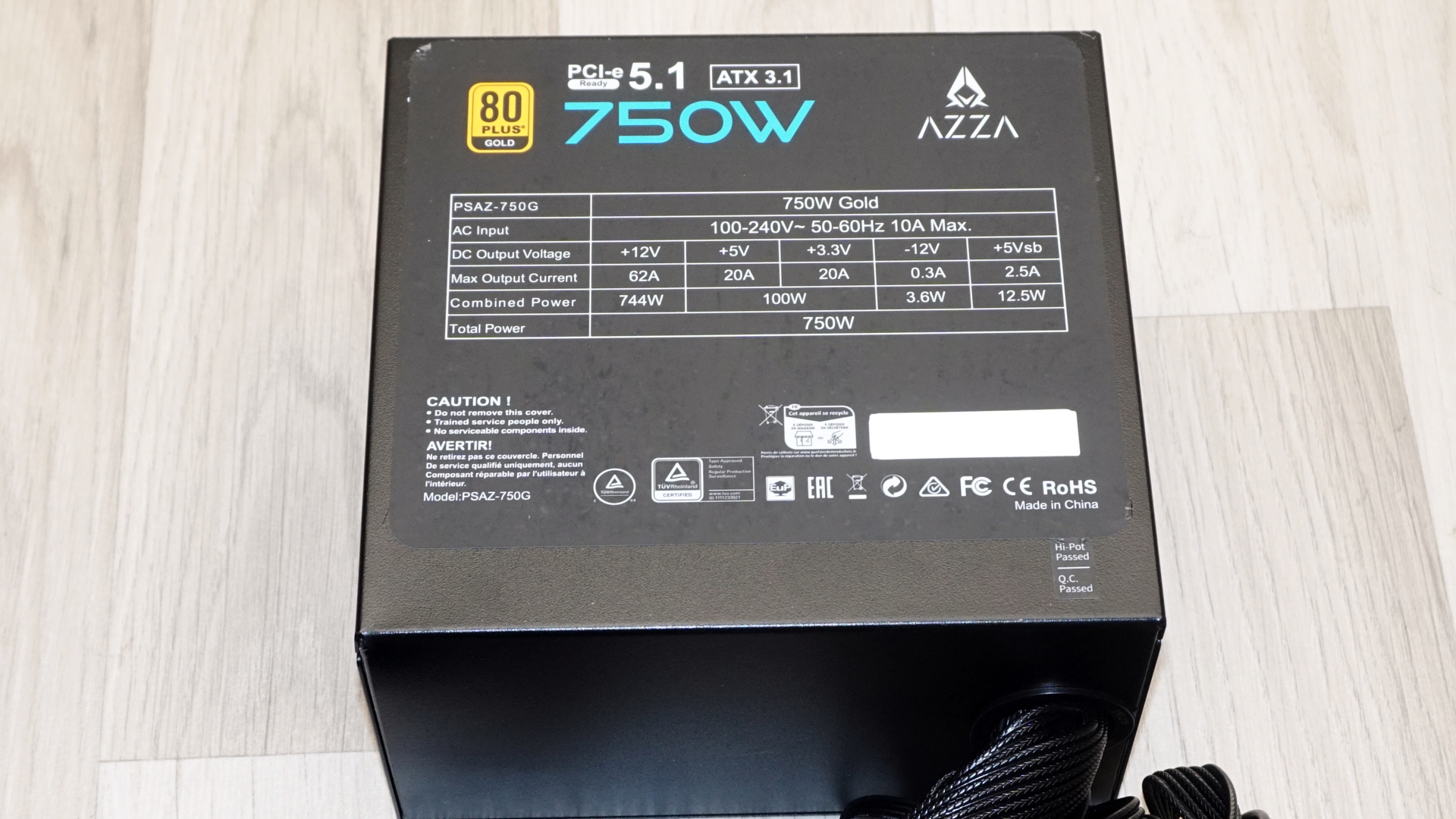 Блок питания AZZA PSAZ-750G: цена и риски | DGL.RU