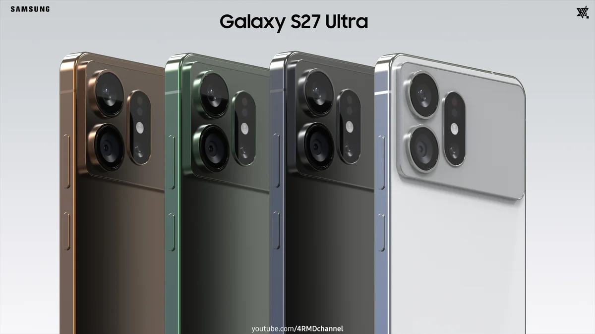 Линейка Samsung Galaxy S27: редизайн камер, новая модель Pro, характеристики и ожидаемые цены