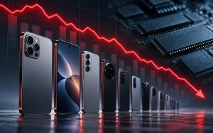 Мировые поставки смартфонов упали на 20%: Samsung и Apple увеличили долю рынка на фоне дефицита памяти