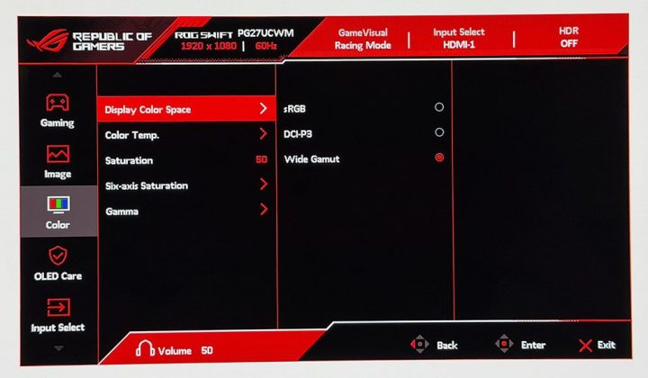 Монитор Asus ROG Swift PG27UCWM &mdash; 4K OLED | DGL.RU