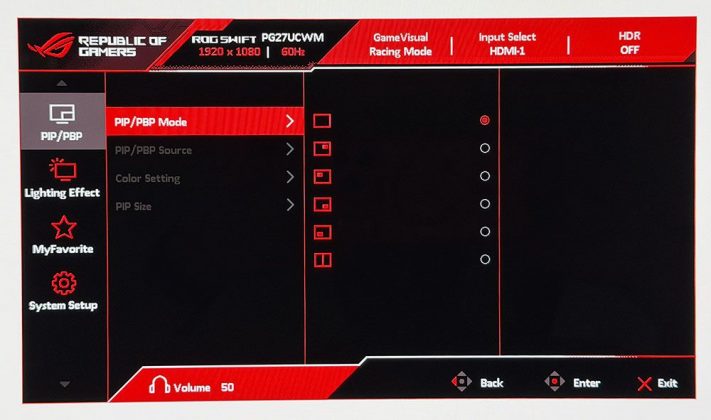 Монитор Asus ROG Swift PG27UCWM &mdash; 4K OLED | DGL.RU