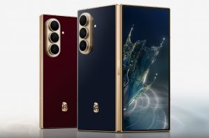 Samsung представила премиальный складной смартфон W27 с отделкой из золота